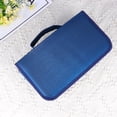 thumbnail image 3 of Mercerized Cloth 128 Pieces CD Storage Pouch Large Capacity Handheld CD Bag Fashion CD Supplies (Blue), 3 of 8