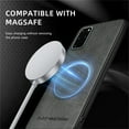 thumbnail image 5 of Allytechgroup Magnetic for Samsung Galaxy S20+ Case, Compatible with MagSafe Support Magnetic Car Phone Mount PU Leather Slim Phone Case for Women Men for Samsung Galaxy S20+, Gray, 5 of 10