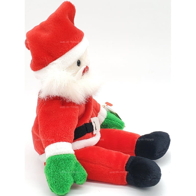 Ty Beanie Baby: Santa Plush | Christmas Beanie | Stuffed Animal