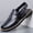 Black and Blue, variant on Vintage Cowhide Split Toe Two-Strap Back Strap Sandals Low Block Heel Outdoor Beach Leather Footwear