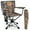 Camo, variant on Goplus 360° Swivel Hunting Chair with Mesh Cup Holder & Storage Pockets Cozy Backrest Blue