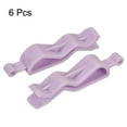 thumbnail image 3 of Uxcell Garbage Bin Clip, Kitchen Trash Can Bag Clips Waste Bin Clamp Purple 6 Pack, 3 of 5