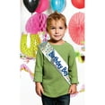 thumbnail image 2 of Pack of 6 Metallic Silver and Blue "Birthday Boy" Party Sashes 66", 2 of 2