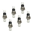 thumbnail image 5 of 6Pcs PBS-110 7mm Round Button Momentary Self-resetting Push Button Switch, 5 of 6