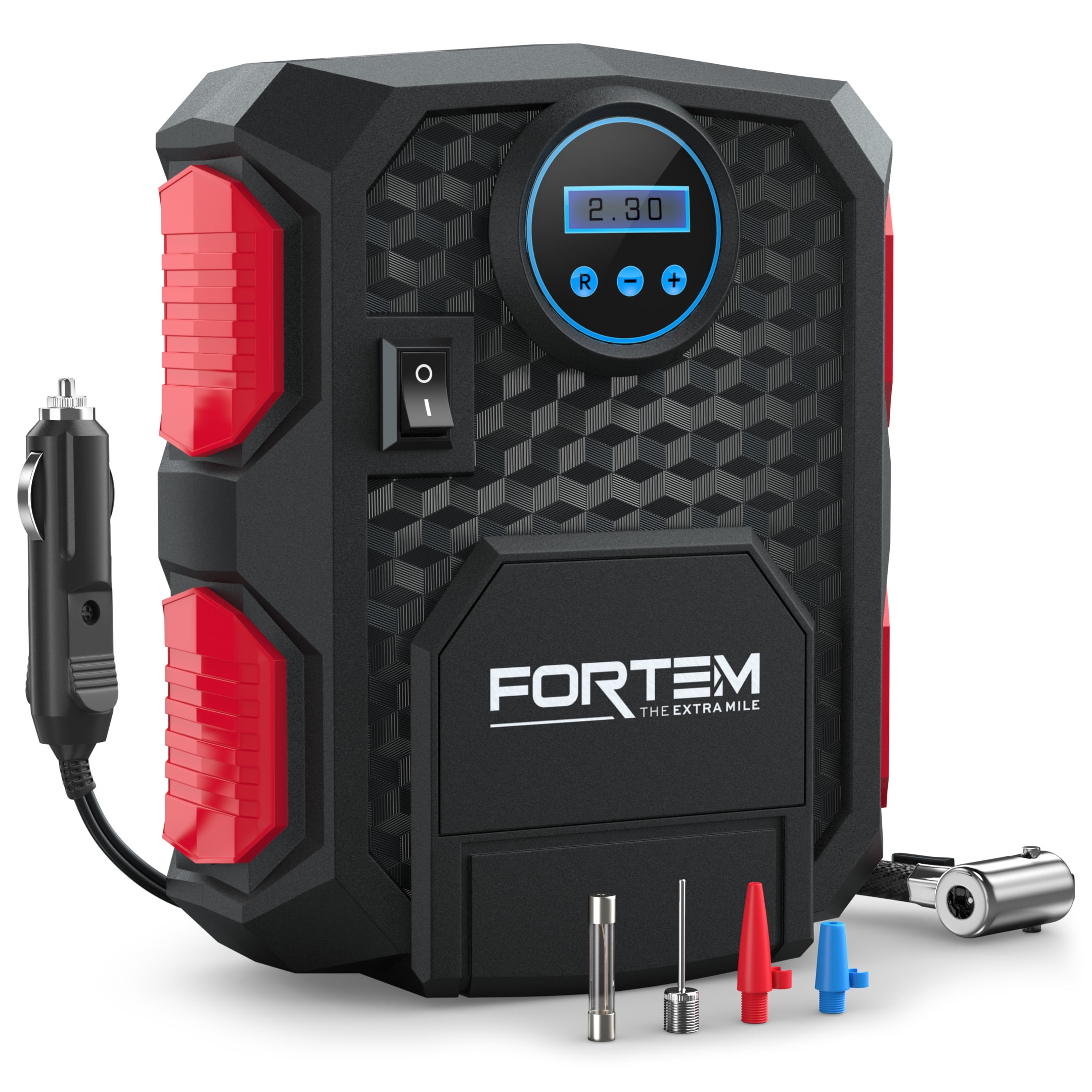 Fortem Digital Tire Inflator for Car with Auto Shut off, Portable Air