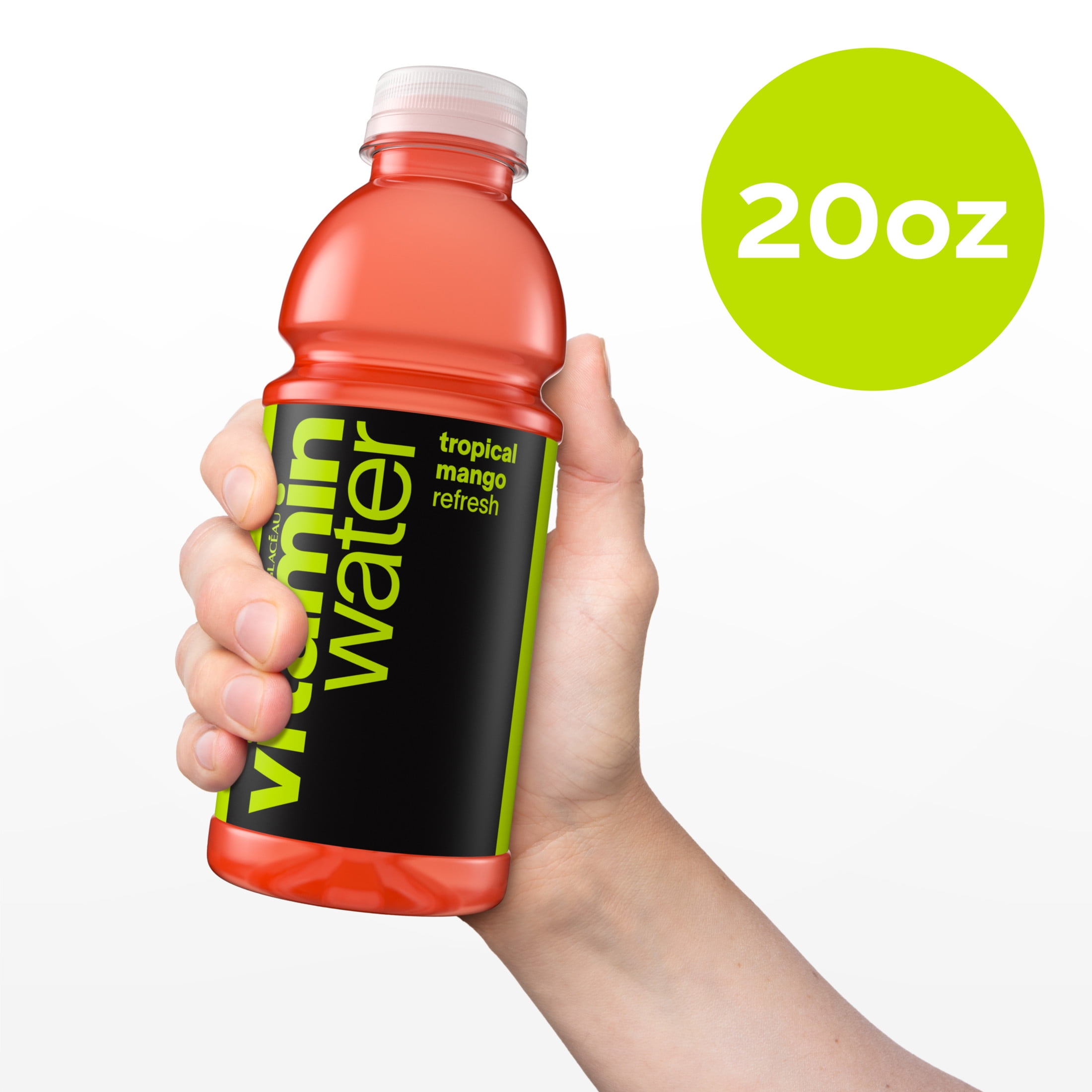 vitaminwater Refresh Tropical Mango Flavored Water Beverage Bottle, 20 fl oz