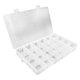thumbnail image 2 of Riwesomey Cajas de almacenamiento de plástico transparente, caja práctica con compartimentos de 24 rejillas para organizar artículos pequeños Herramientas eléctricas, 2 of 6