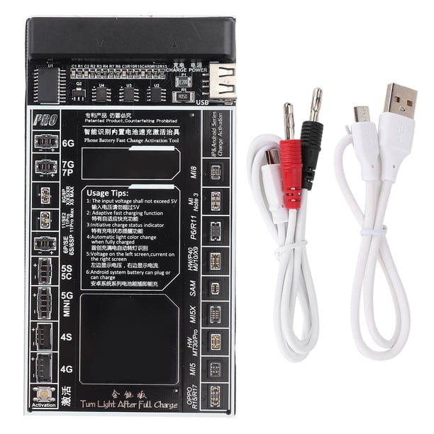 Placa de activación de carga de batería incorporada para teléfono móvil con identificación automática de placa de PC W209 Pro para iOS y Android (placa de activación W209 Pro)