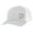Buffalo Head Silver/White, variant on Men's Hunting Season Mesh Back Trucker Hat, Deer Stag Head, Khaki/Brown