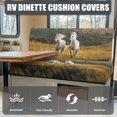 thumbnail image 4 of XYZCANDO Horse RV Dinette Cushions Comfortable Bench Cushion Universal Sofa Covers for 2 Cushion Couch Washable Loveseat Sofa Chair Cover Furniture Protector Loveseat Slipcovers Green, 4 of 7