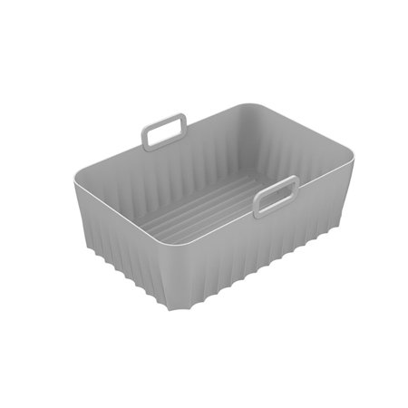 

Rectangle Air Fryer Silicone Pot Mold Airfryer Oven Baking Tray Pizza Fried Chicn Bast Reusable Pan Liner Accessories