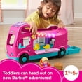 thumbnail image 2 of Fisher-Price Little People Juguete para niños pequeños Barbie Little Dreamcamper RV Playset con música y luces para juegos de simulación para niños a partir de 18 meses, 2 of 5
