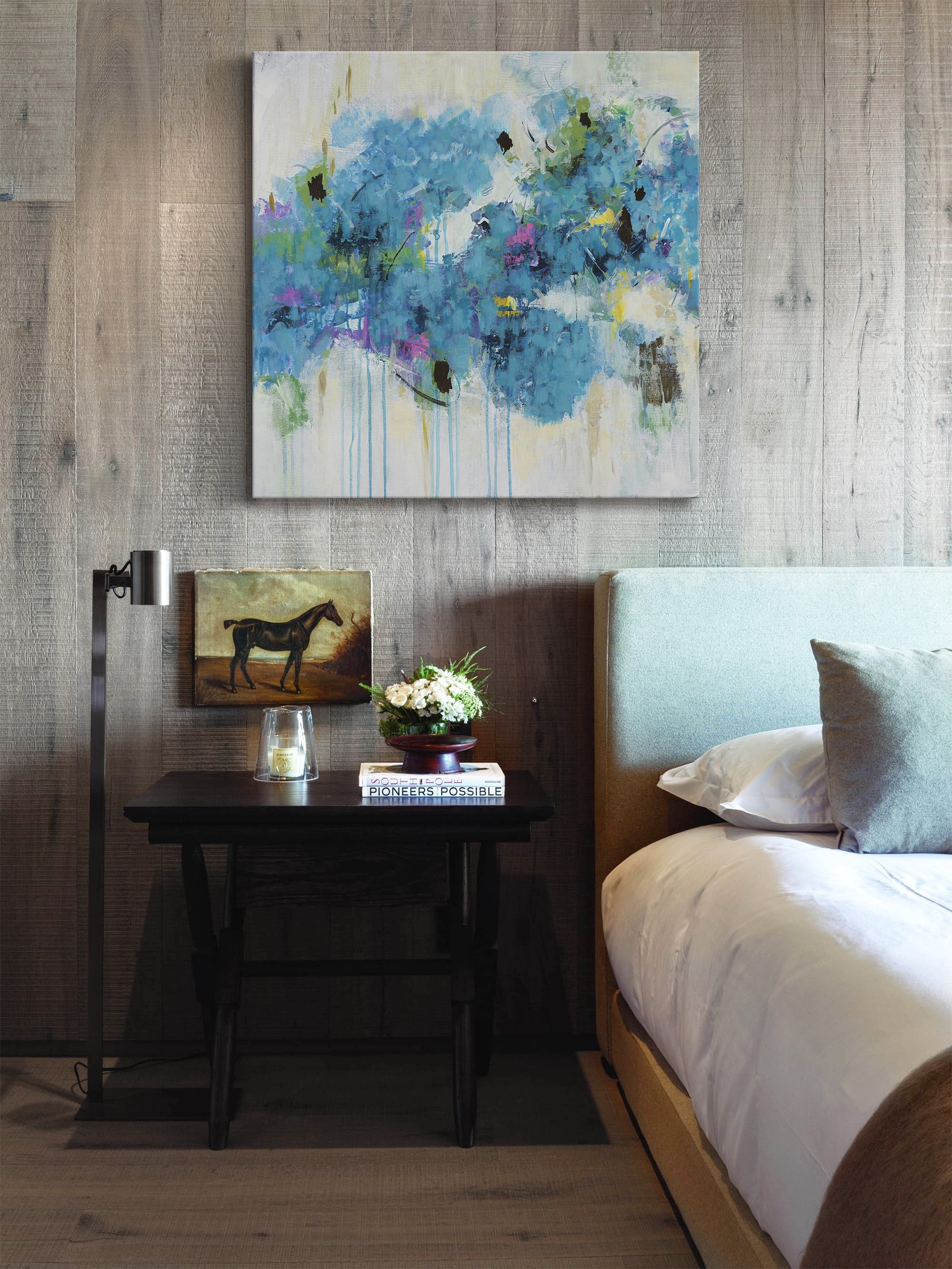 "Center Piece I-2" Painting Print on Wrapped Canvas