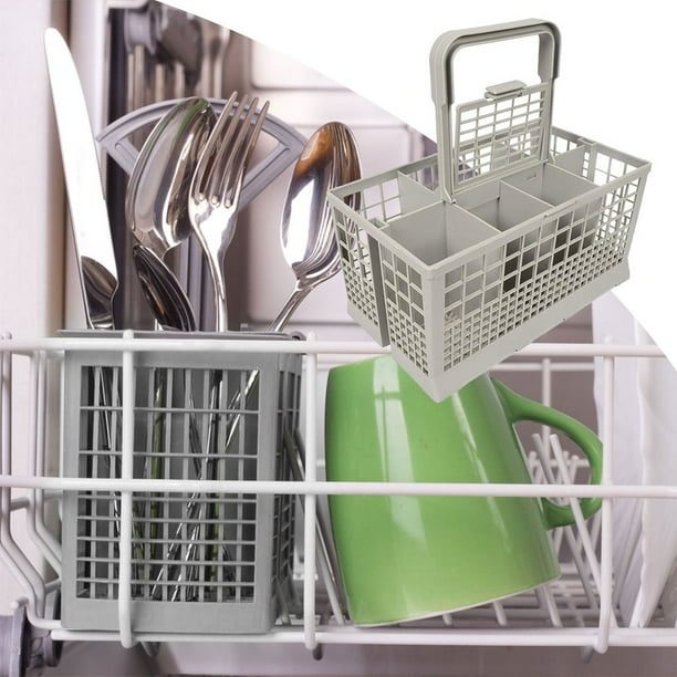Dishwasher Cutlery Basket Dishwasher Silverware Cutlery Basket Foldable Dishwasher Basket Replacement Rack Accessory Cutlery Holder for Dishwasher Kitchen Fork Spoon Walmart