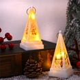 thumbnail image 5 of LINLIN LED Christmas Lights, Christmas Triangle Electronic Candle Christmas Lights, Christmas Lights Indoor With Button Batteries, LED Fairy Lights For Christmas, 5 of 6