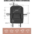 thumbnail image 3 of Owleys Back Seat Car Organizer, Kids Car Toy Storage, Eco-Leather Seat Cover for Child, 3 of 9