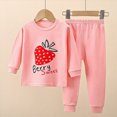thumbnail image 2 of TOWED22 Baby Toddler Boys Set Outfits 2Pcs Long Sleeve Printed Pullover Top Thick Sweatpants Round Neck Casual Fall Clothes(Pink,10-11 Y), 2 of 4