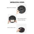 thumbnail image 3 of Yibooy Electric Sweeper 1200mAh Rechargeable Low Noise for Pet Hair Hard Floor (Black), 3 of 10