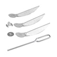 thumbnail image 1 of 18-1/2-Inch Grills One-Touch Cleaning System Kit, for 7443 90719 Charcoal Grill/Kettle Grills Repla, 1 of 5