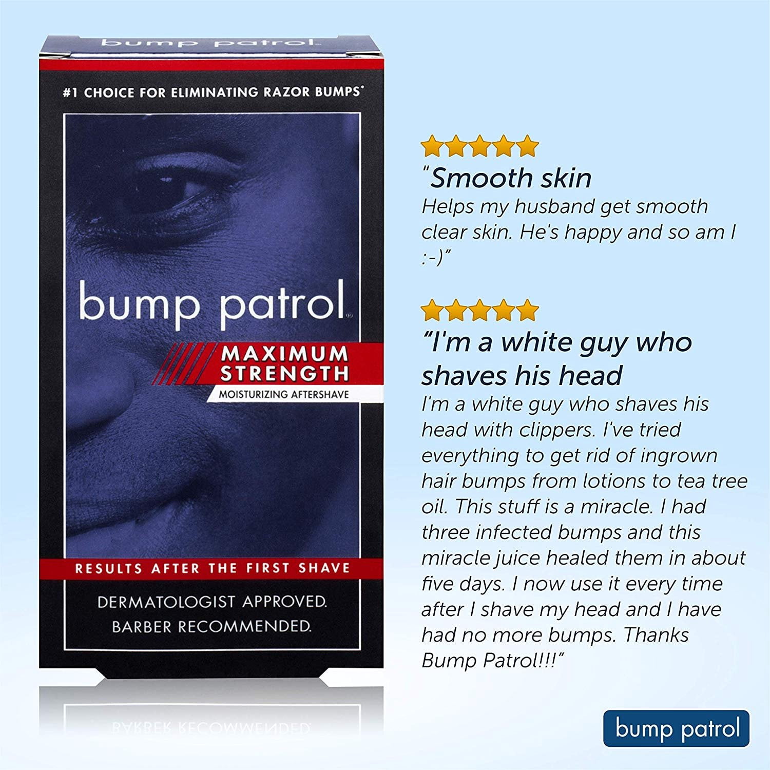 Bump Patrol Maximum Strength Aftershave Formula After Shave