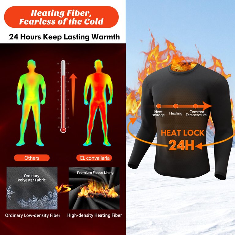 Gents Bliss Men's Fleece-Lined Thermal Tops 2-Pack photo 6