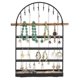 thumbnail image 2 of Black 5-Layer Arch Type Jewelry Display Ring Storage Box Earring Rack, 2 of 5