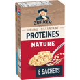 thumbnail image 2 of Quaker Protéines gruau instantané, Nature, 6 sachets., 2 of 12