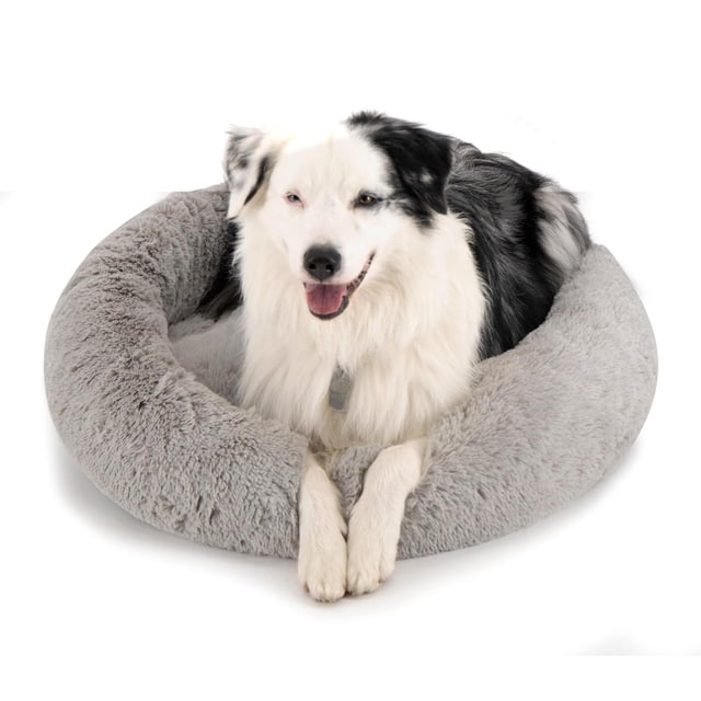 Cama para Perro Hills Gris Tipo Dona Anti Estrés Large