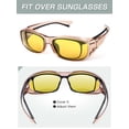 thumbnail image 3 of TINHAO Fit Over Wrap Around Sunglasses for Men Women with Hard Case, Polarized UV400 Wear Over Prescription Glasses, 3 of 6
