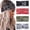 Fashion, variant on Wide Boho  Bands for Women's Hair Non Slip Stretch Turban Twist Headbands Criss  Bandana Hair Bands Yoga Workout  Wraps Fashion Hair Accessories for Women 4 count (Fashion)