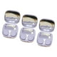 thumbnail image 4 of Estuche de lentes de contacto con espejo, paquete de 3, tamaño pequeño, resistente, para mujeres Púrpura, 4 of 9