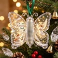 thumbnail image 5 of Christmas Butterfly Cash Gift Holder Ornament, Clear Acrylic Money Holder for Xmas Tree, Christmas Indoor Outdoor Decorations, 5 of 8