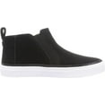 thumbnail image 6 of Toms Bryce Black Leather Suede Pull On Rounded Toe Low Top Fashion Sneakers (Black, 7), 6 of 6