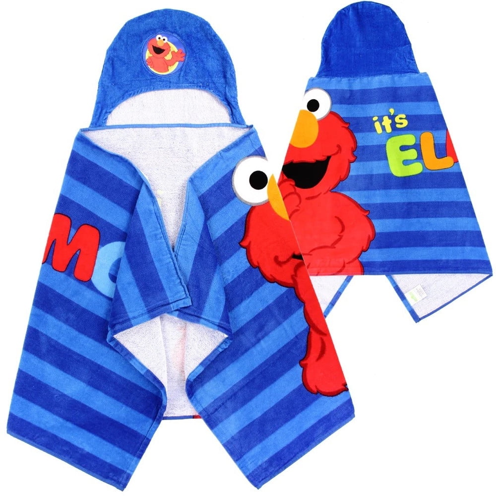 Sesame Street Kid's Elmo Hooded Towel