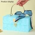 thumbnail image 5 of Caja de propuesta para dama de honor, caja de regalos de mano con patrón Vintage, caja de regalo para el día de San Valentín y cinta, 5 of 5