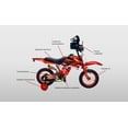 thumbnail image 5 of Bicicleta Infantil MotoCross Niño R-12 Ruedas Entrenamiento Naranja, 5 of 5