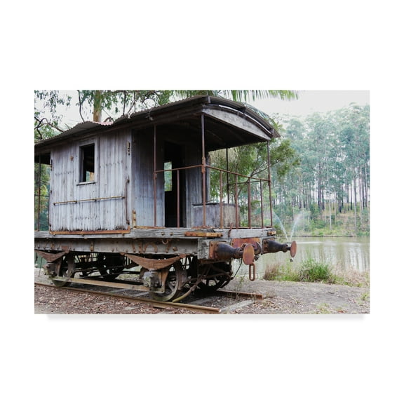 Trademark Fine Art 'Train Car' Canvas Art by Incredi