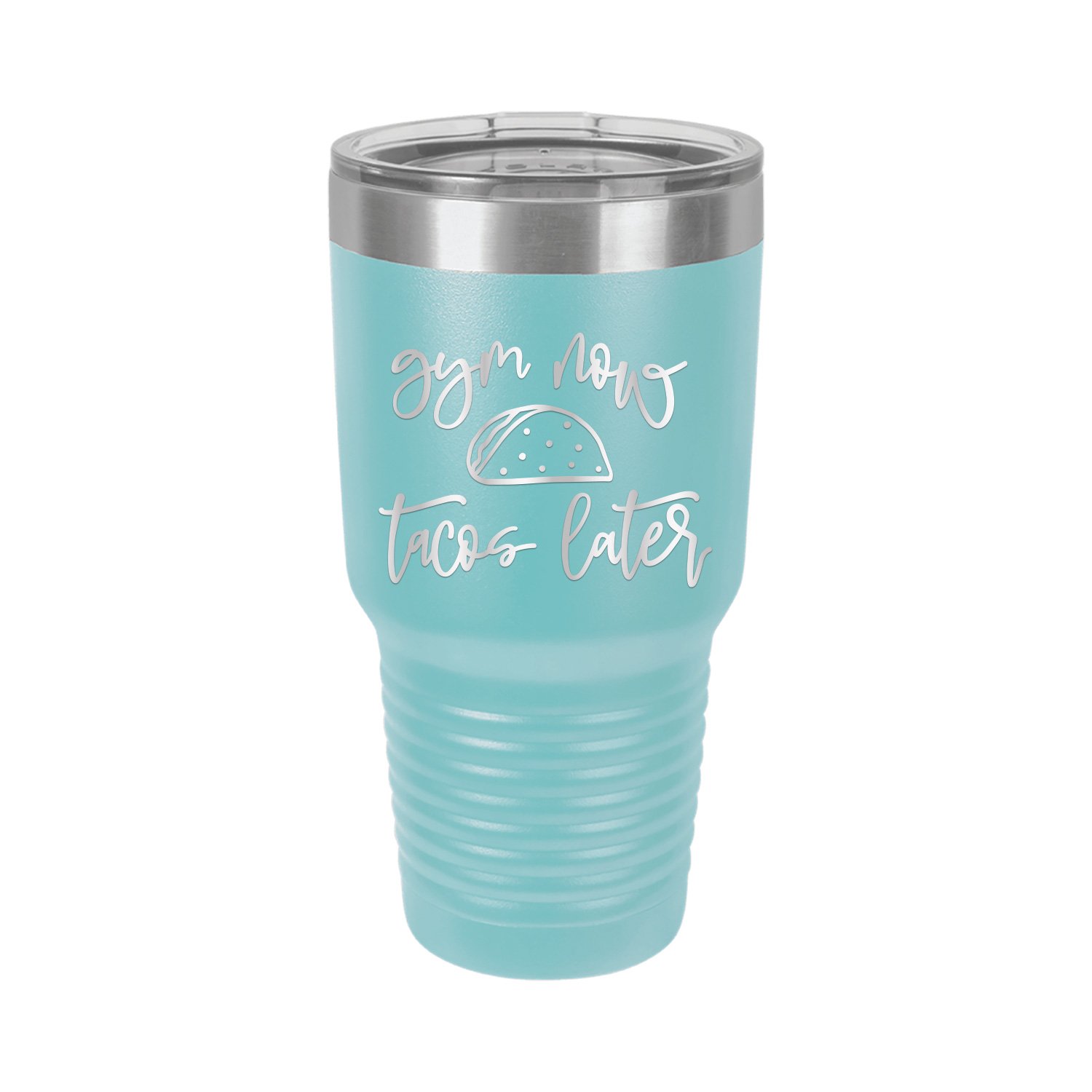 Gym Now Tacos Later - Engraved 10 oz Tumbler Cup Unique Funny