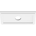 thumbnail image 2 of 12"W x 6"H x 2"ID x 4"C x 1"P Rectangle Architectural Grade PVC Contemporary Ceiling Medallion, 2 of 11