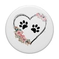 thumbnail image 3 of PopSockets, adhesivo PopGrip, corazón de perro con estampado de patas y flores, 3 of 6