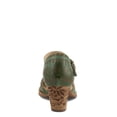 thumbnail image 4 of L'Artiste Women's NIOBELLA Hand-Painted Hook-and-Loop Mary Jane – Geometric Design, Decorative Buckle, Faux Stacked Heel, 4 of 8