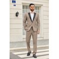 thumbnail image 4 of COOFANDY Men's 2 Piece Suits Set Regular Fit Business One Button Tux Jacket and Trousers Set, 4 of 6