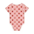 thumbnail image 5 of Balery Strawberries Pattern Baby Climbing Clothes Infant Bodysuit Cute Infant Bodysuit Baby Romper-2 Years, 5 of 7
