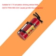 thumbnail image 3 of Extincteur Rouge Accessoires de Voiture RC Extincteur Résistant à l'Usure Allumeur de Feu Remplacement pour 1/10 SCX10 TRX4 D90 CC01, 3 of 8