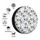 thumbnail image 4 of Fotbe Colorful Hat Snowman Funda de Llanta de Repuesto con Estampado, Engrosada, Ajuste Universal para Jeep, Remolque, RV, SUV, Camión-17 inch, 4 of 6