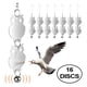 thumbnail image 2 of 16PCS Repelente De Pájaros Repelente De Pájaros En Forma De Búho Reflectante Con Campanas Protector De Plantas De Jardín ANGGREK Bird Repellent, 2 of 5