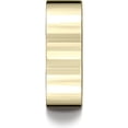 thumbnail image 3 of Womens 14K Yellow Gold, 8.0mm Flat Comfort-Fit Wedding Band (sz 5.5), 3 of 3