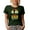 Military Green, variant on Best Dad by Par - Retro Swinging Golfer, Golfing Enthusiast Father's Day, Black T-Shirt, Medium