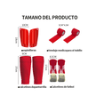 thumbnail image 5 of 6 pzs Calcetines Antideslizantes Con Espinilleras Para Fútbol Belug Rojo, 5 of 5