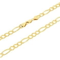 thumbnail image 6 of Nuragold 10k Real Yellow Gold Solid Figaro Link 6.5mm Chain Bracelet (7"-9") Italian Jewelry for Men & Women, 6 of 11